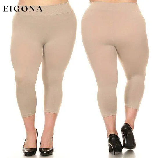 2-Pack: Plus Size Women's Ultra-Soft High Waisted Leggings