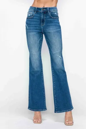 Blue Zone Planet |  bytos Full Size High Rise Bootcut Jeans with Pockets