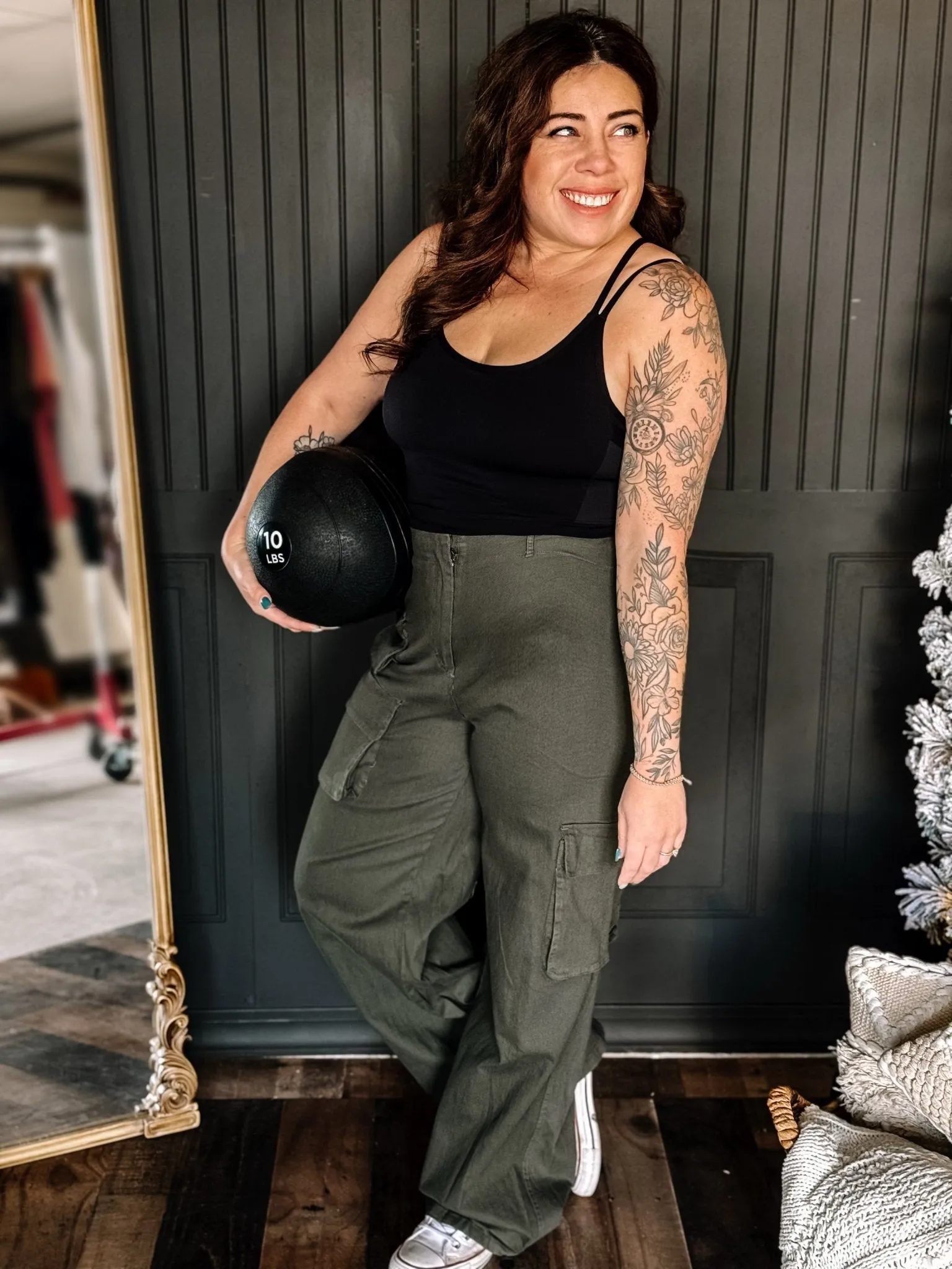 Cameo Cargo Pants, Olive