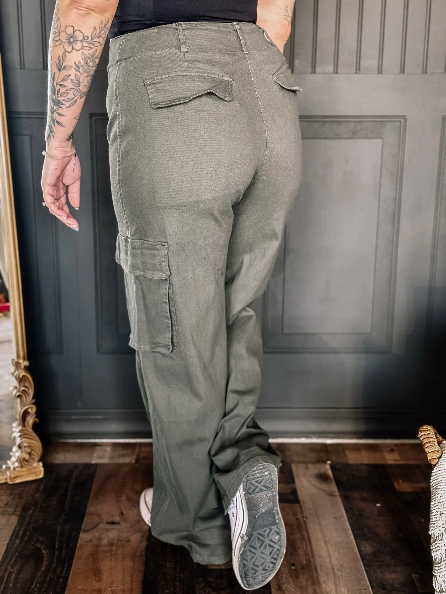 Cameo Cargo Pants, Olive