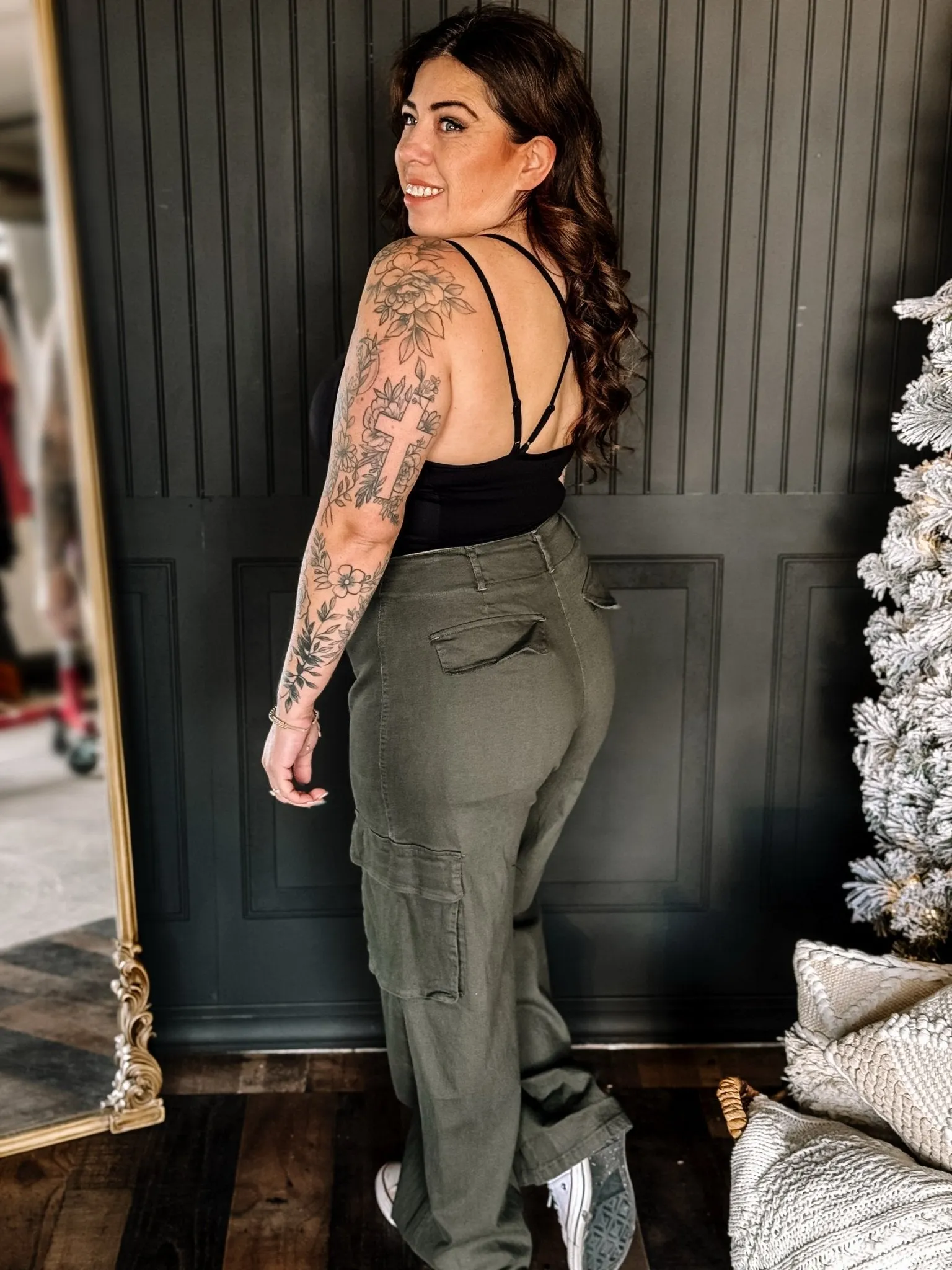 Cameo Cargo Pants, Olive