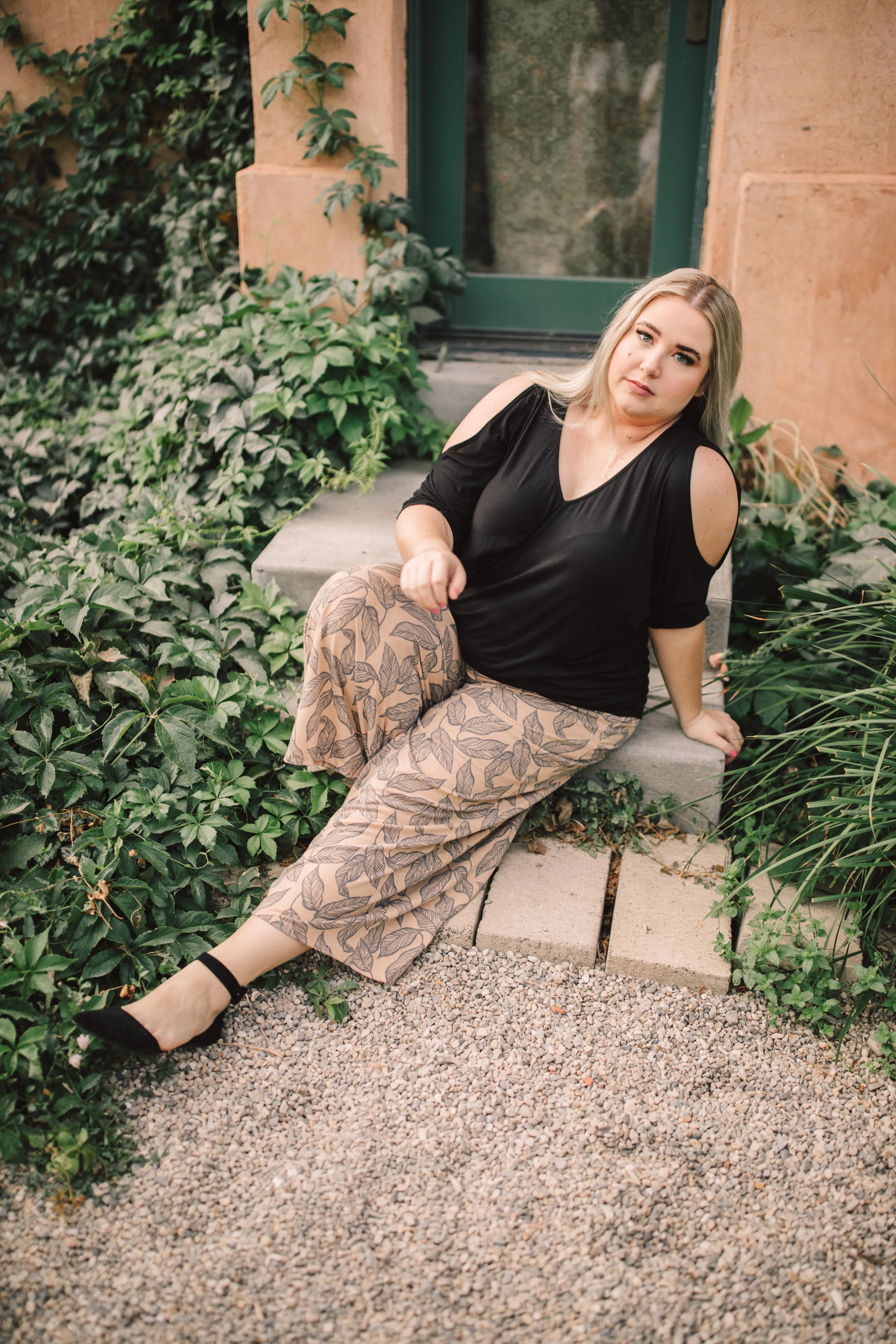 Fallen Leaves Wide Leg Pants