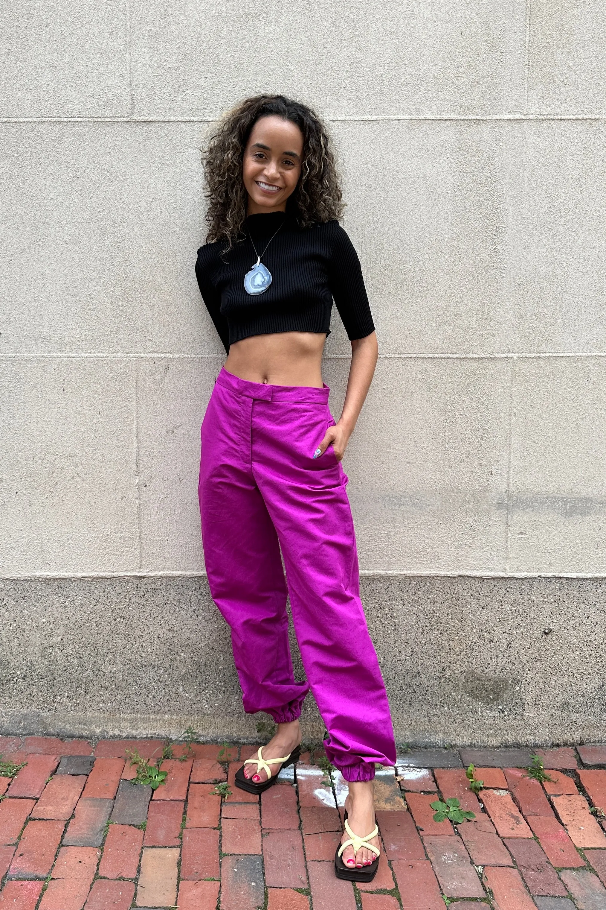 Fete Imperiale - Bernadette Trousers: Fuchsia