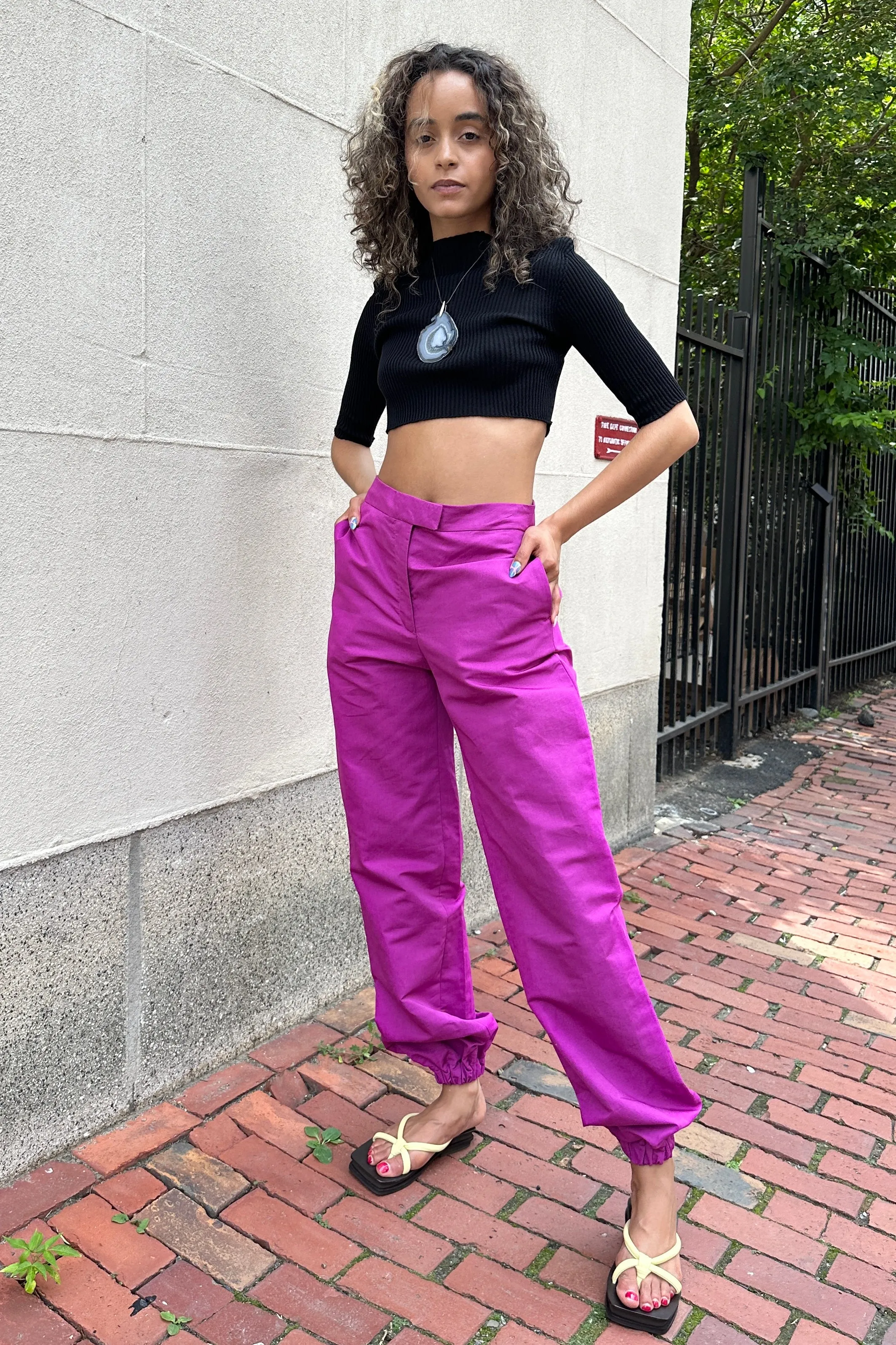 Fete Imperiale - Bernadette Trousers: Fuchsia