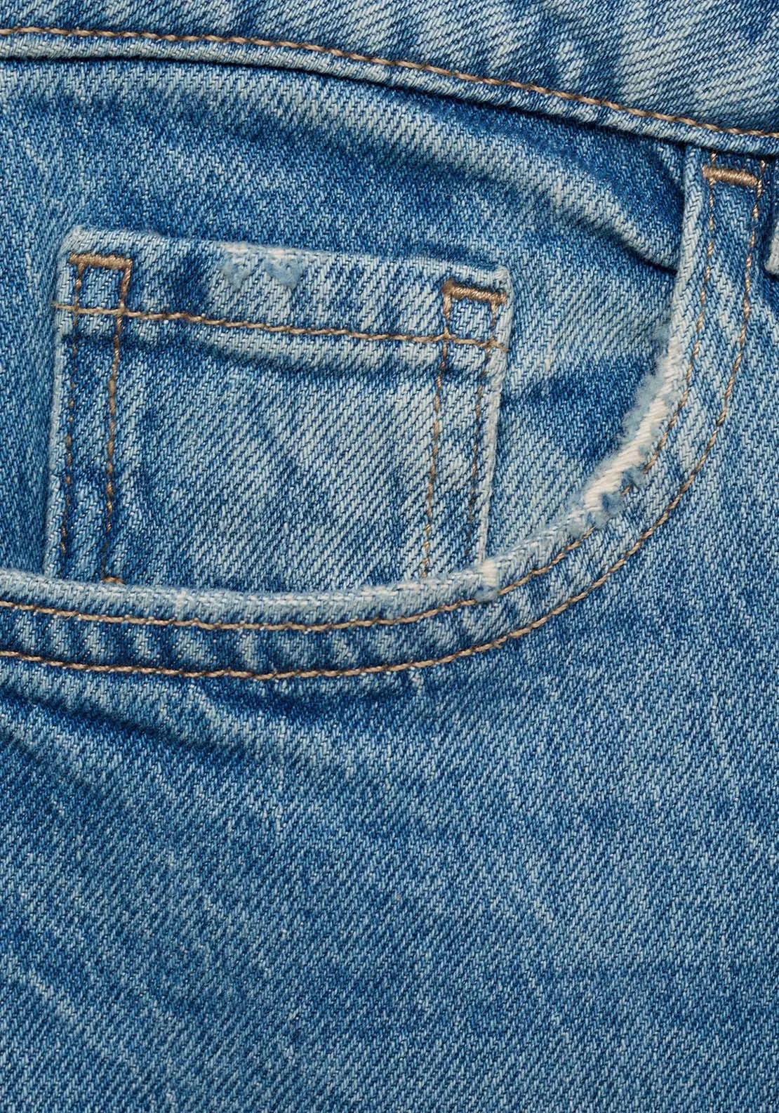 High-waist balloon jeans - Open Blue