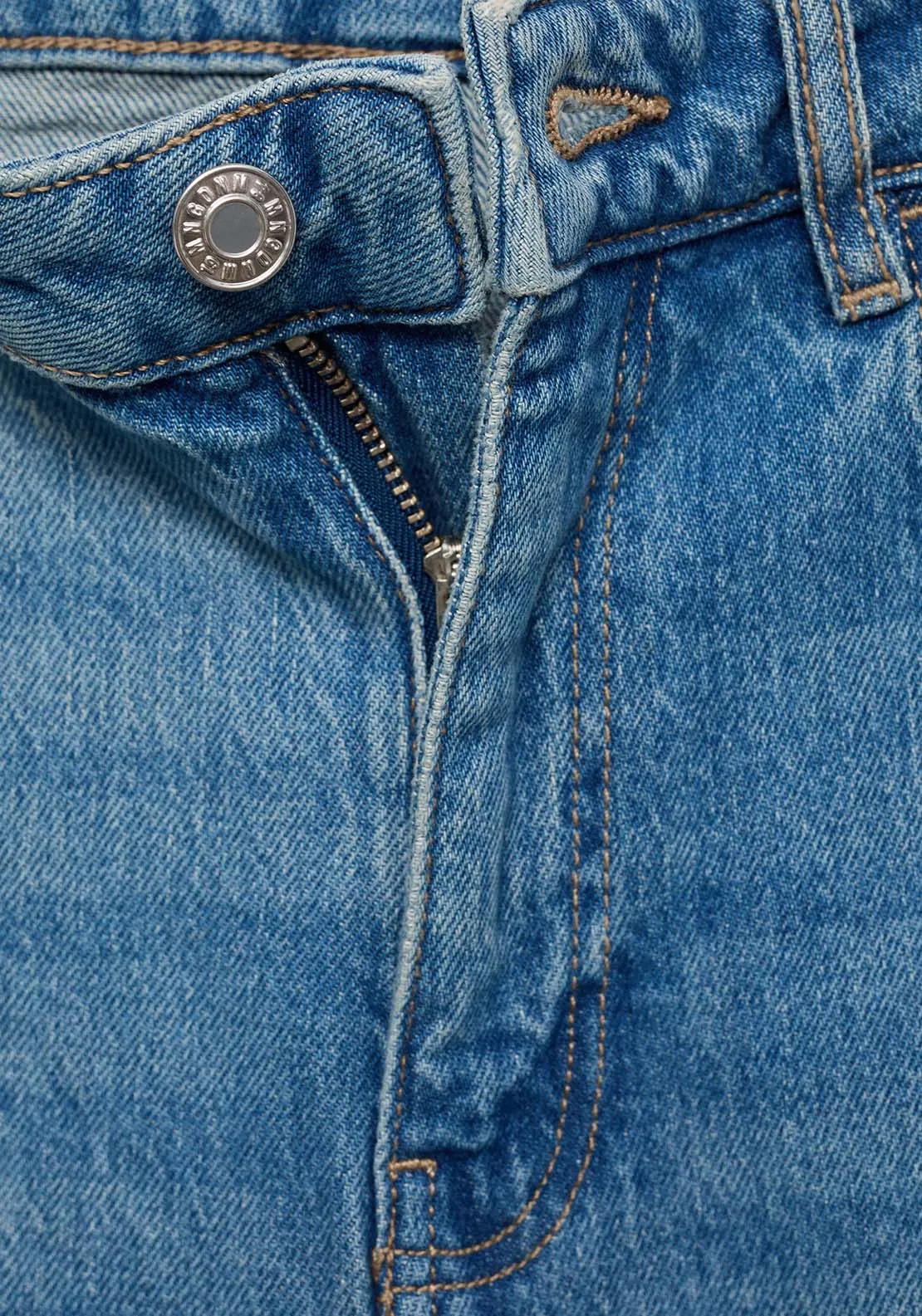 High-waist balloon jeans - Open Blue