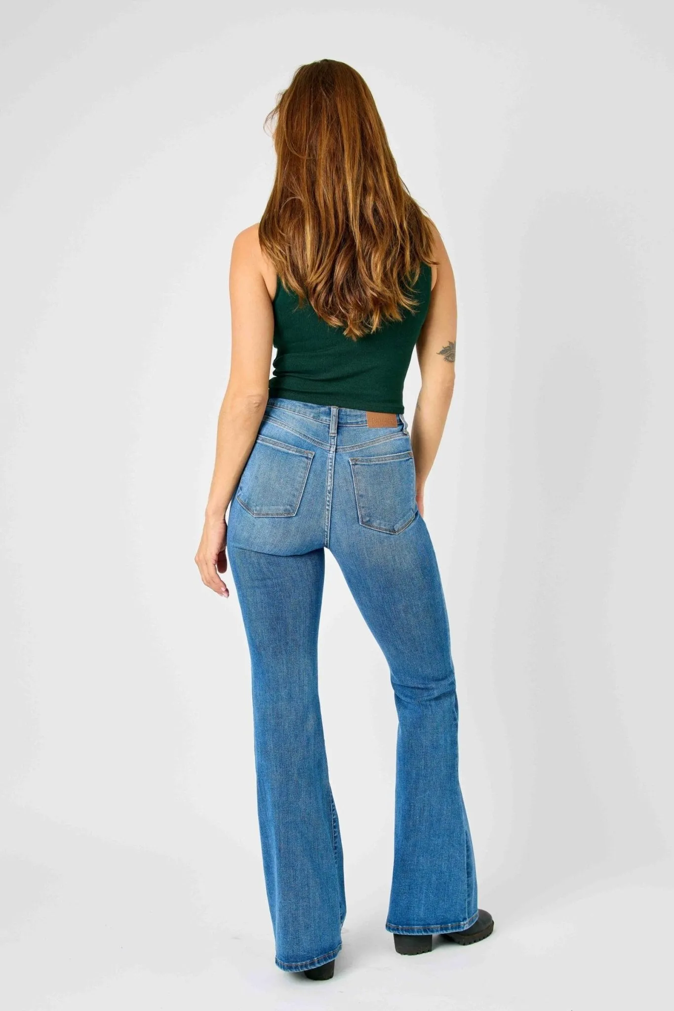 Judy Blue Harlow High Rise Mini Flare Jean
