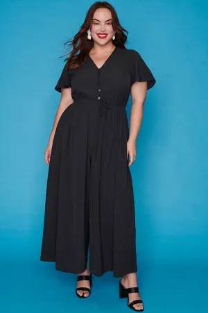 Justine Black Jumpsuit