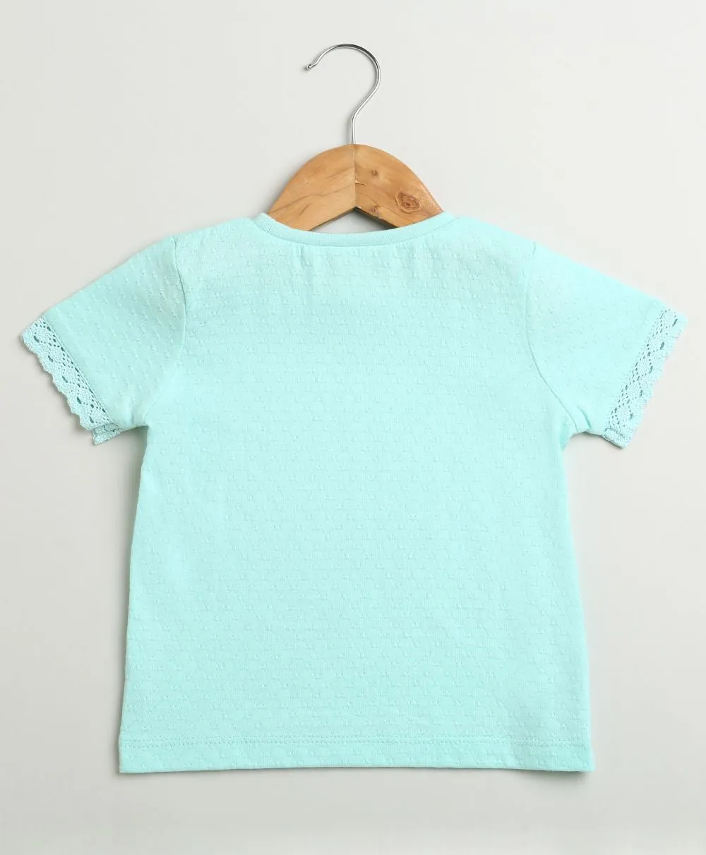 Lucky Heart T-shirt & Denim Explorer Relaxed Jogger Pants Co-ord Set