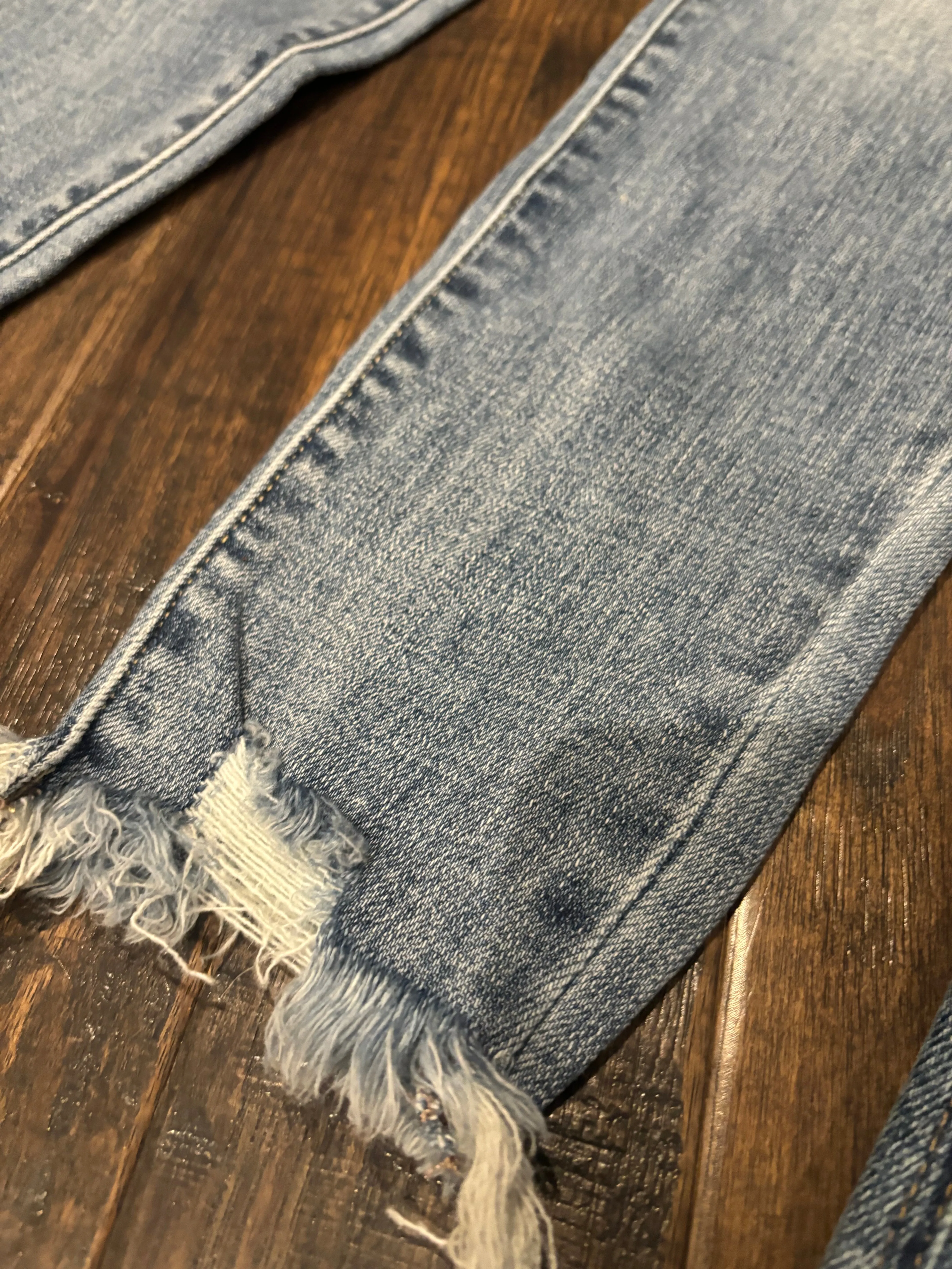 Mid Rise Release Waistband Skinny