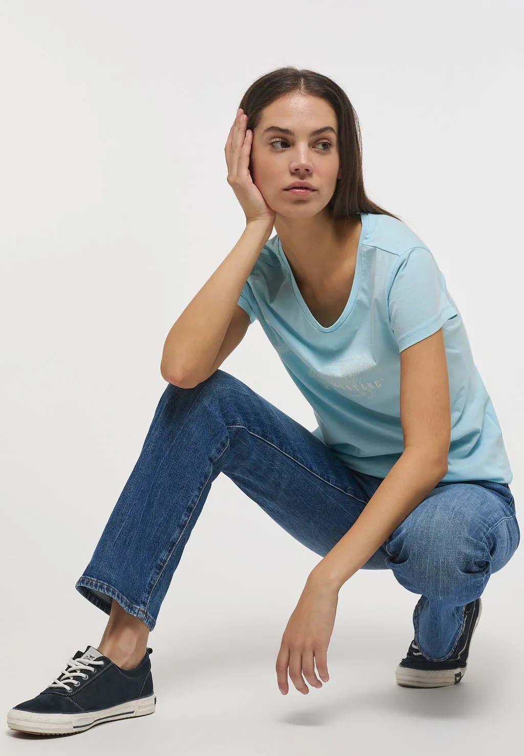 Mustang flared jeans, blue