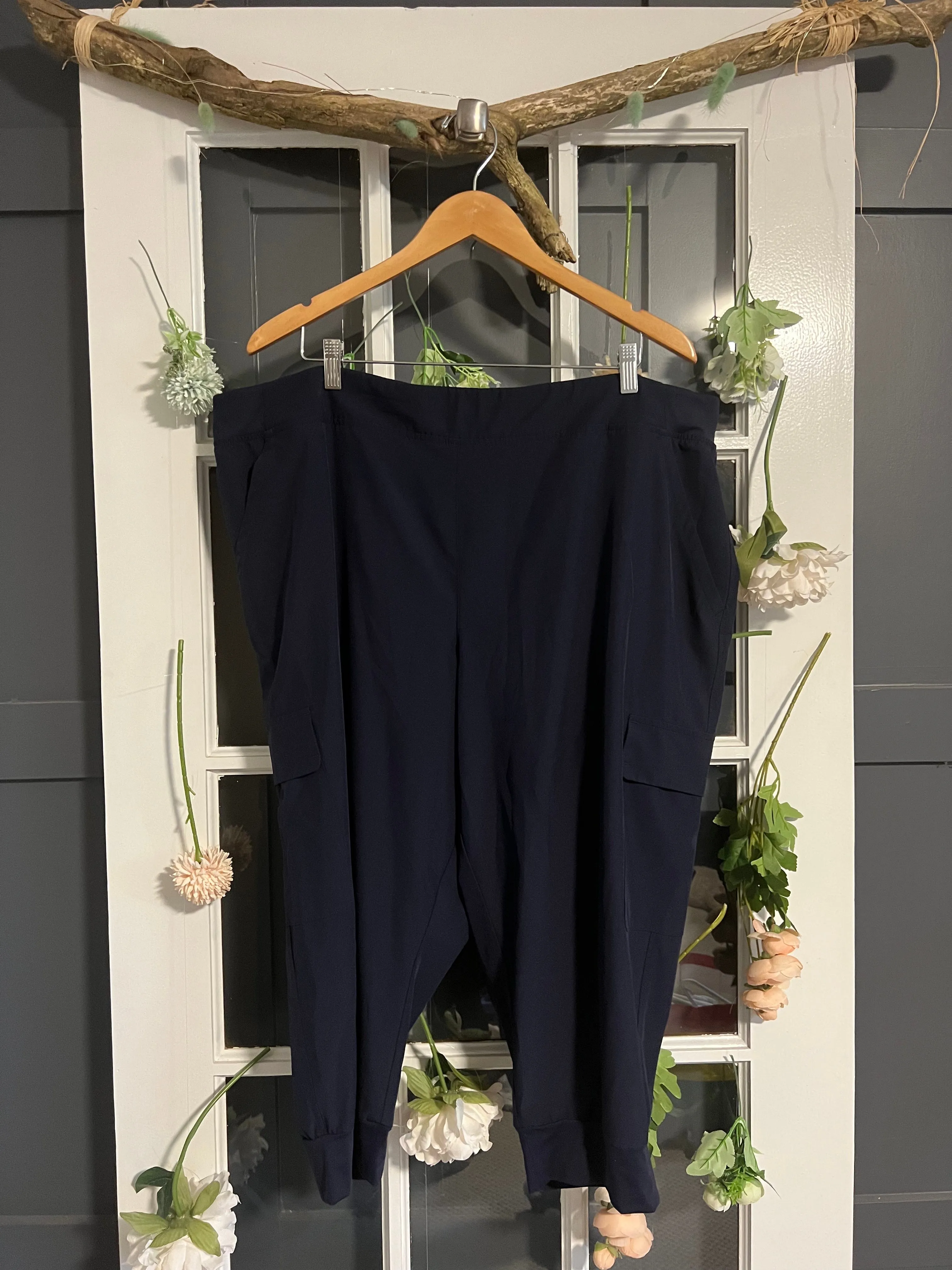 Navy Athletic Pants 3X