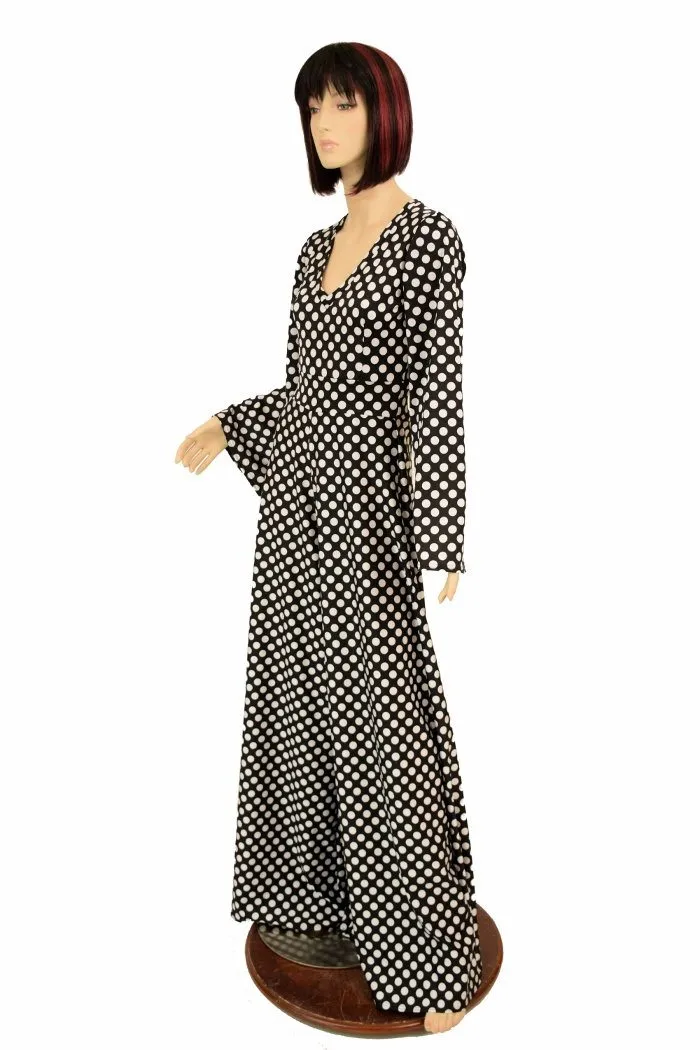 Polka Dot Wide Leg Jumpsuit