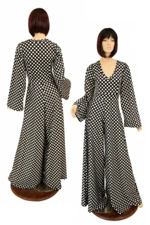 Polka Dot Wide Leg Jumpsuit