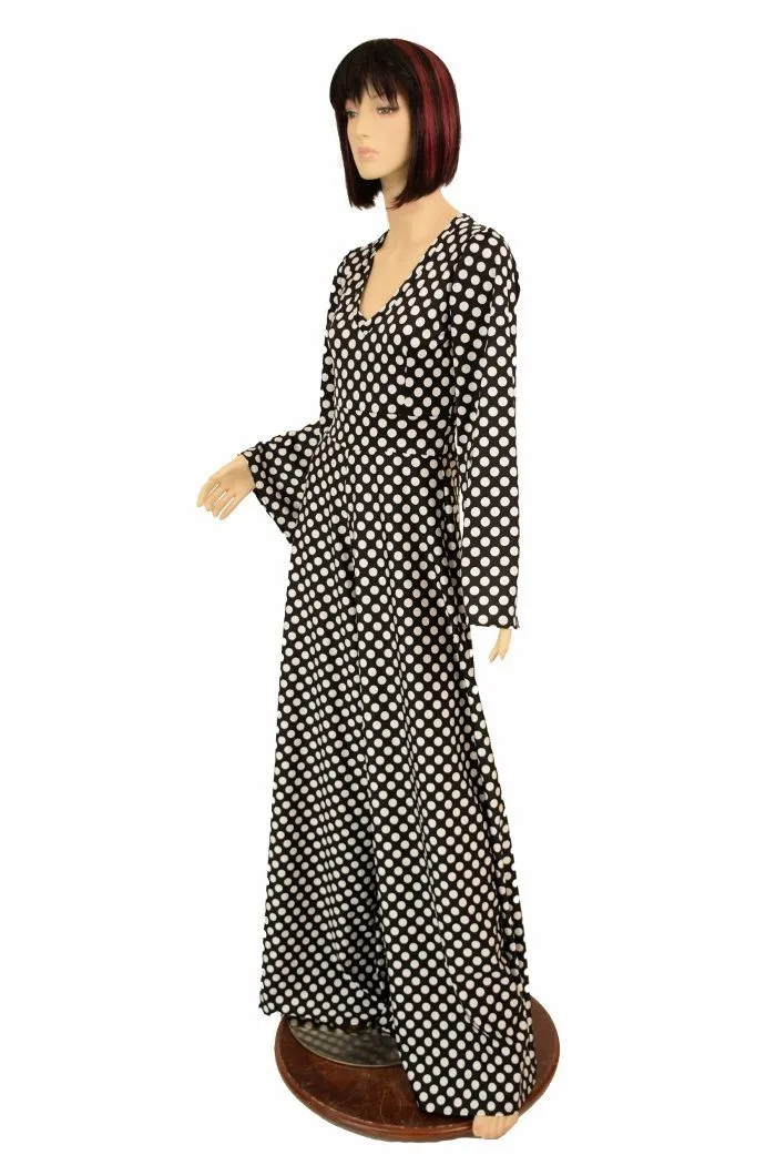 Polka Dot Wide Leg Jumpsuit