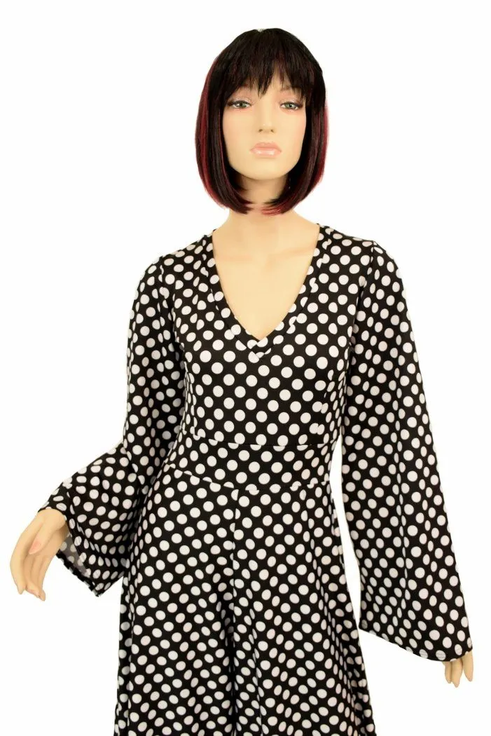 Polka Dot Wide Leg Jumpsuit