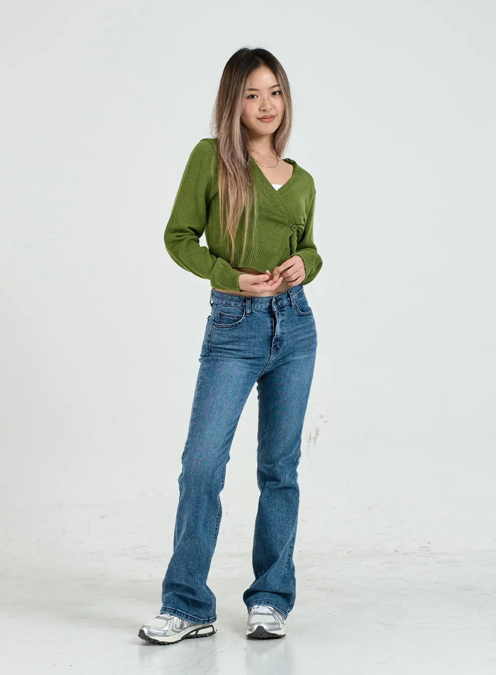 Semi Bootcut Denim Pants CO12