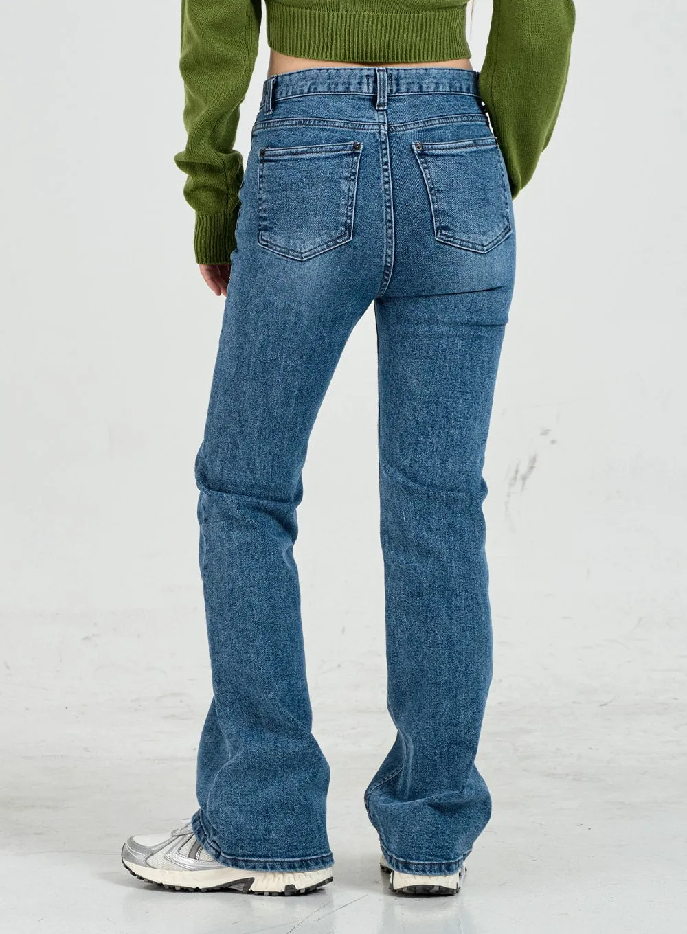 Semi Bootcut Denim Pants CO12