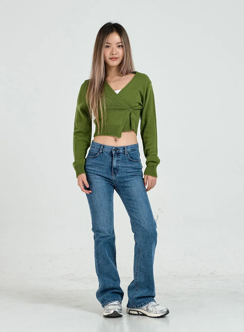 Semi Bootcut Denim Pants CO12
