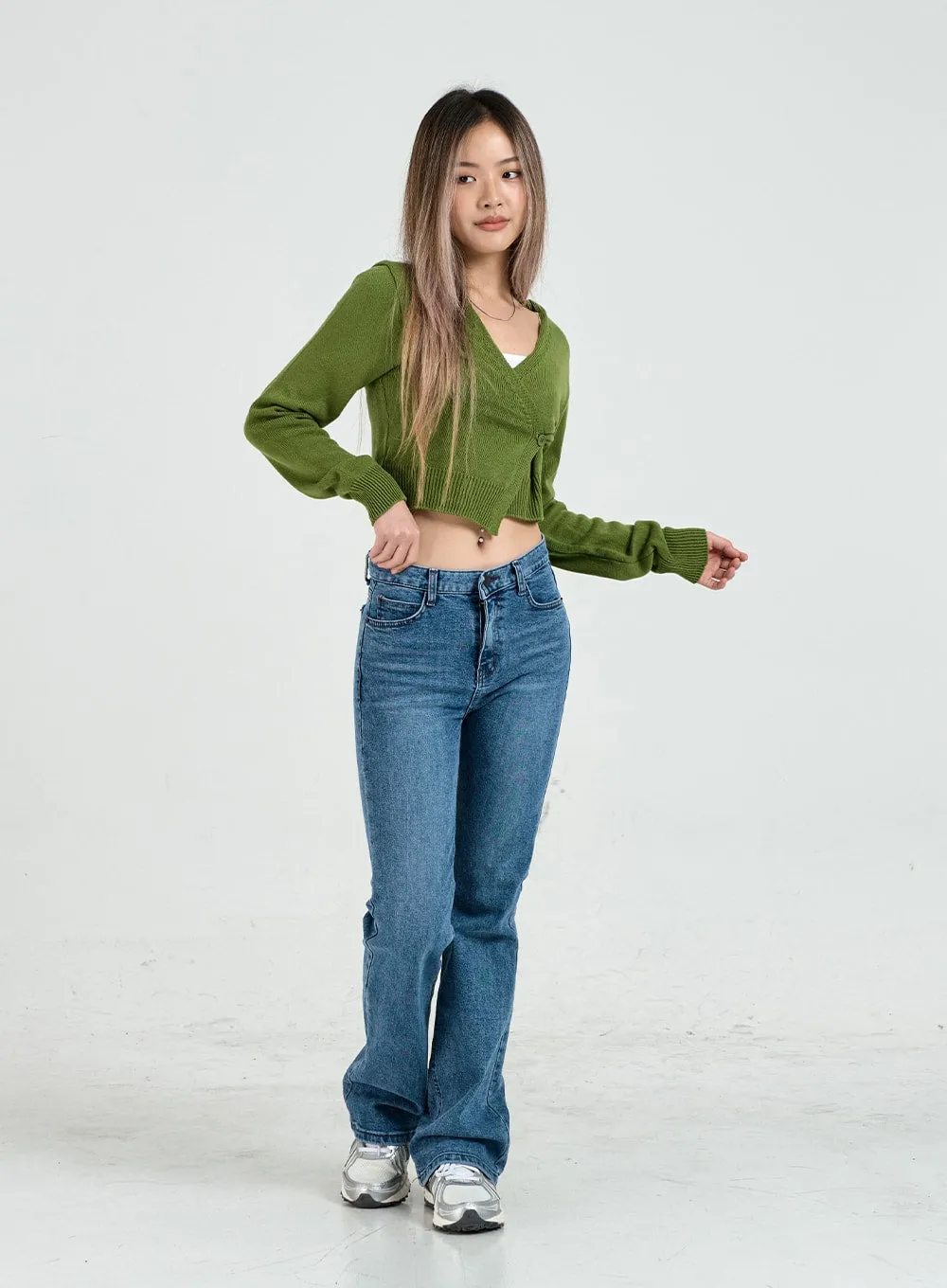 Semi Bootcut Denim Pants CO12