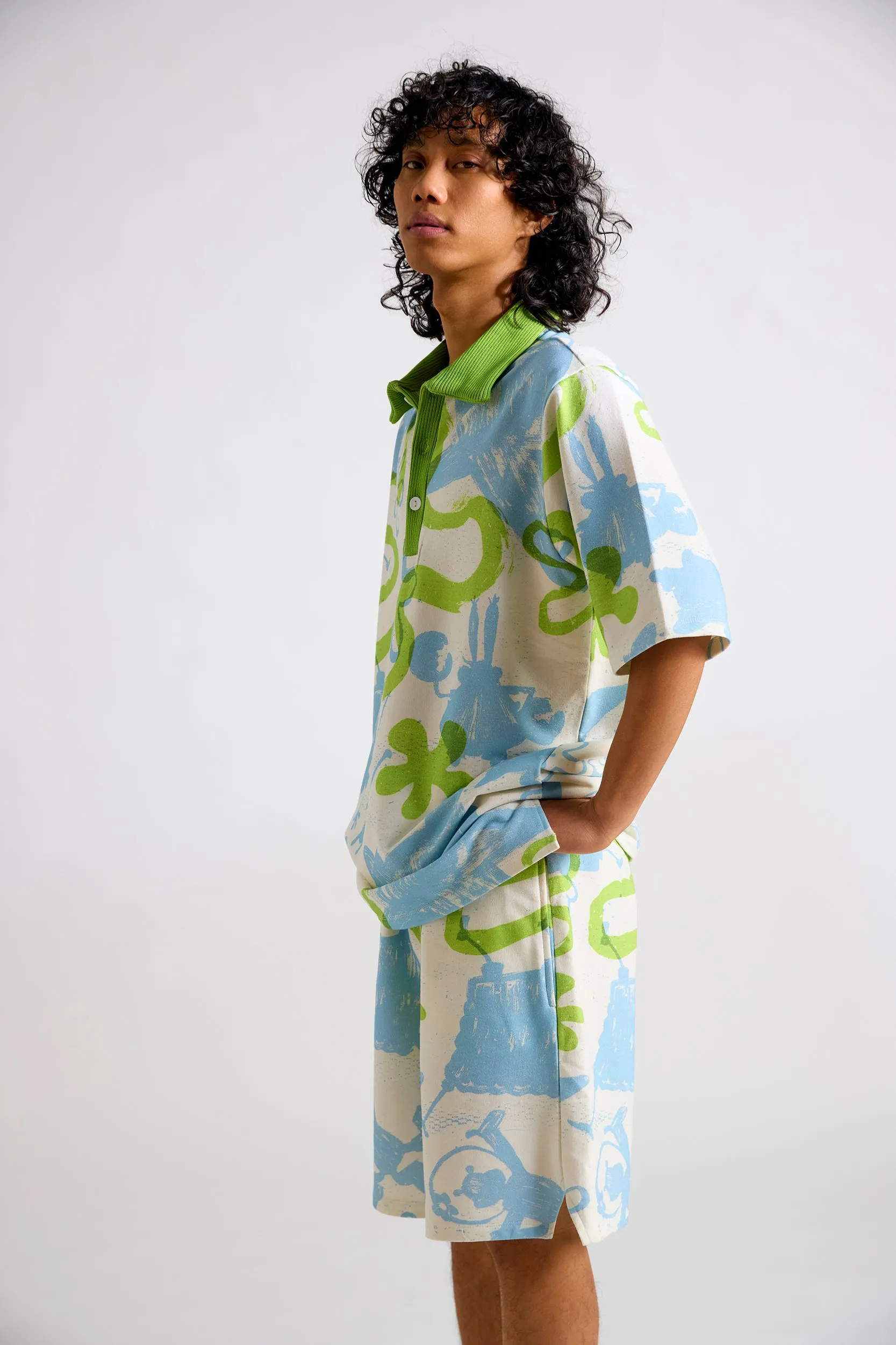 Spongebob Printed Men's Bermuda Shorts