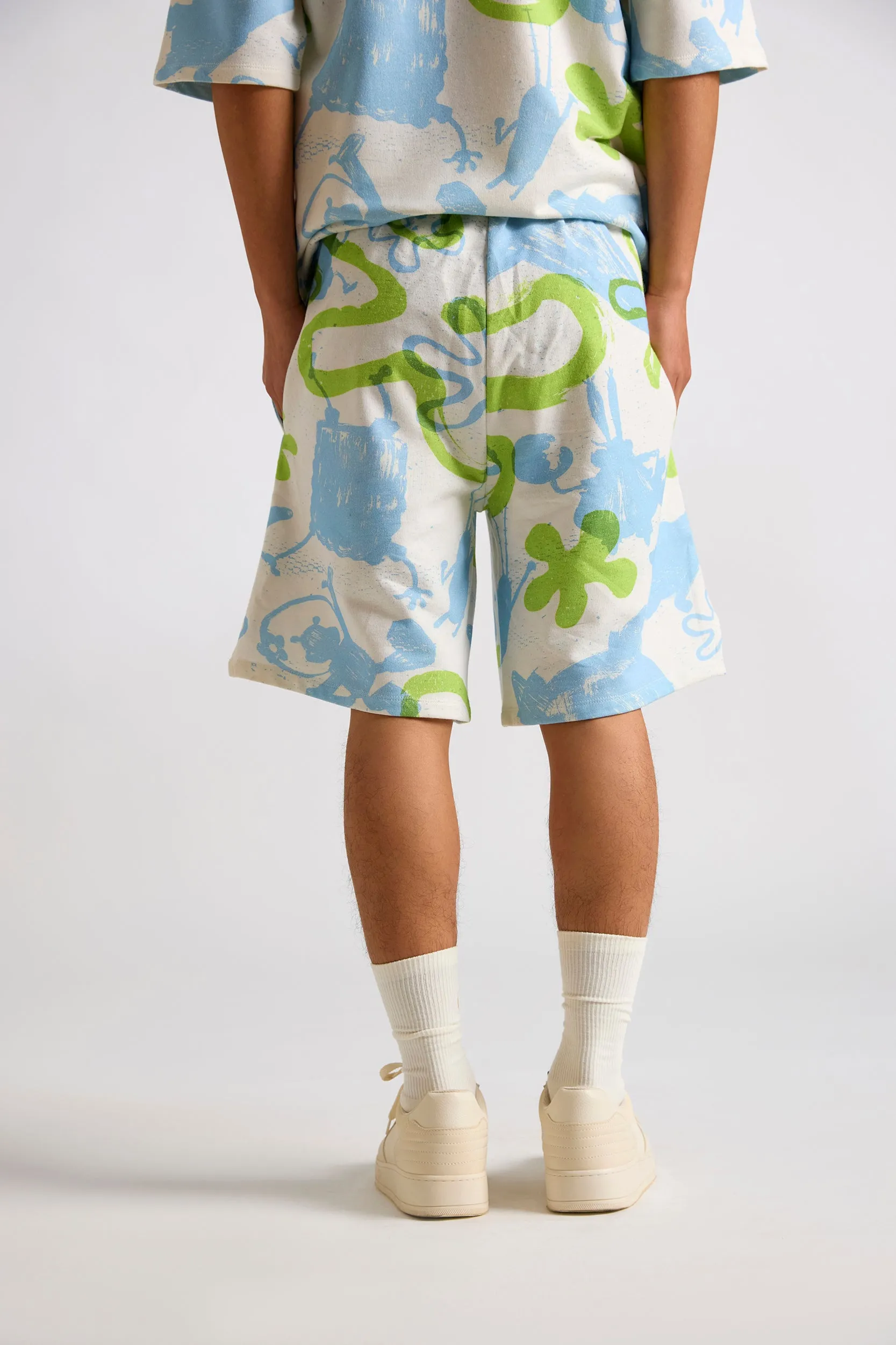 Spongebob Printed Men's Bermuda Shorts