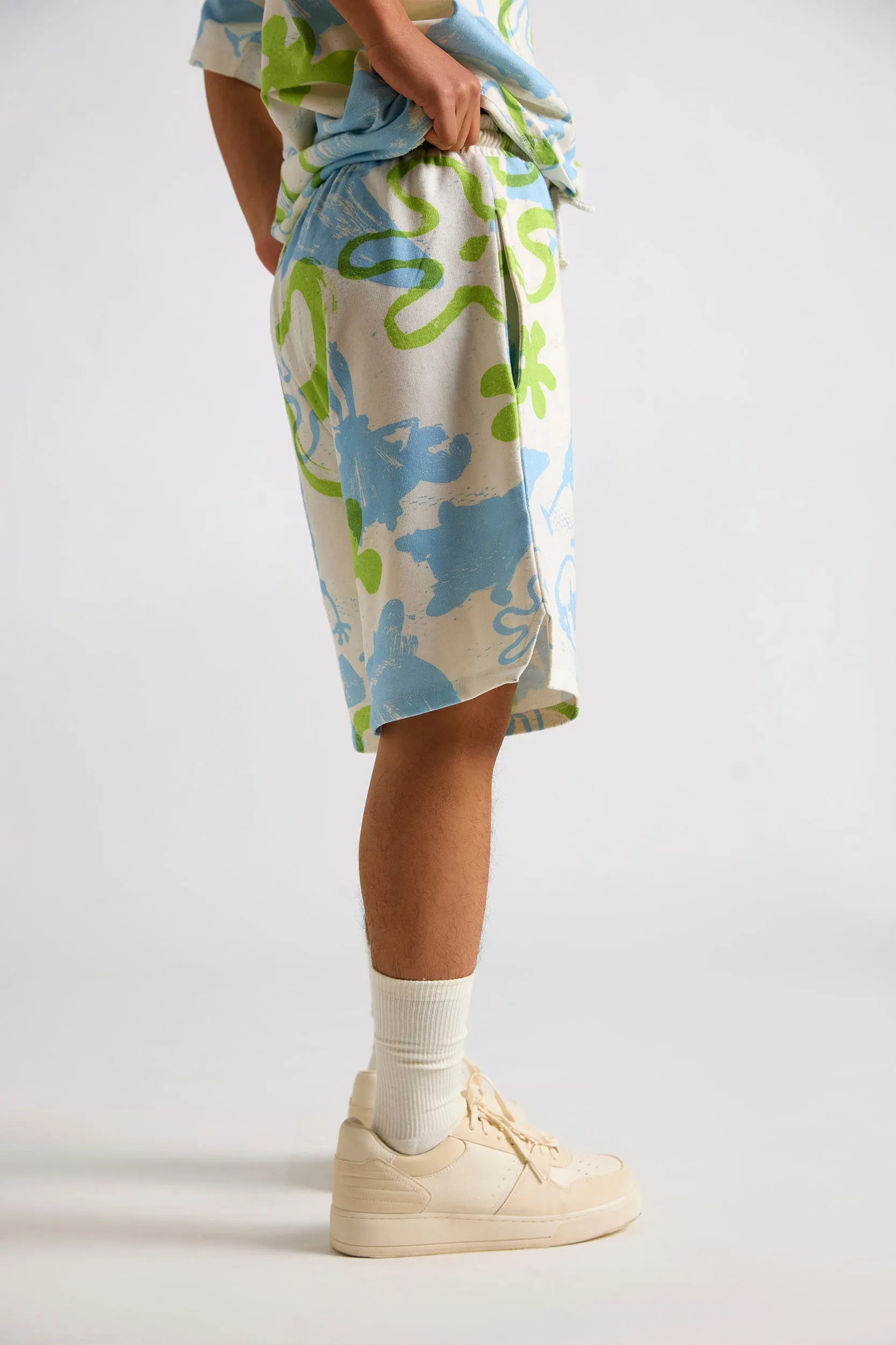 Spongebob Printed Men's Bermuda Shorts
