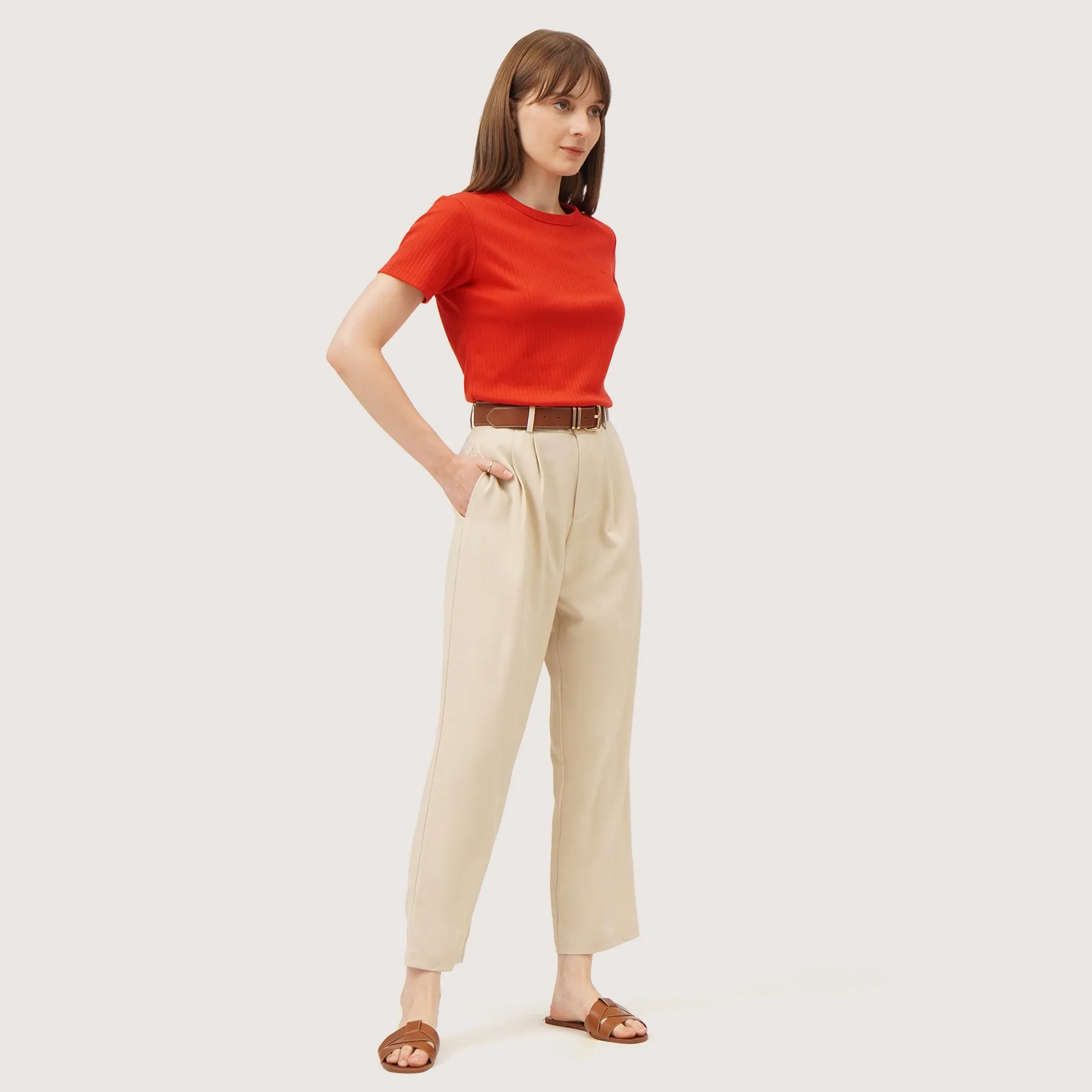 Straight Leg Trousers