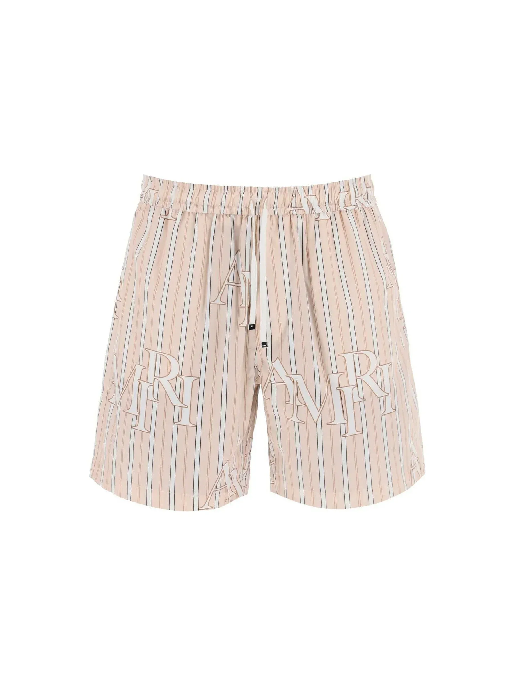 Striped Poplin Shorts