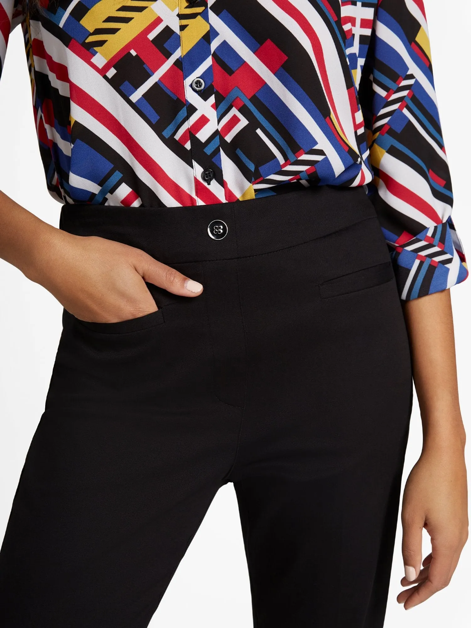 Tall High-Waisted Pull-On Bootcut Pant - NY&Chic Collection