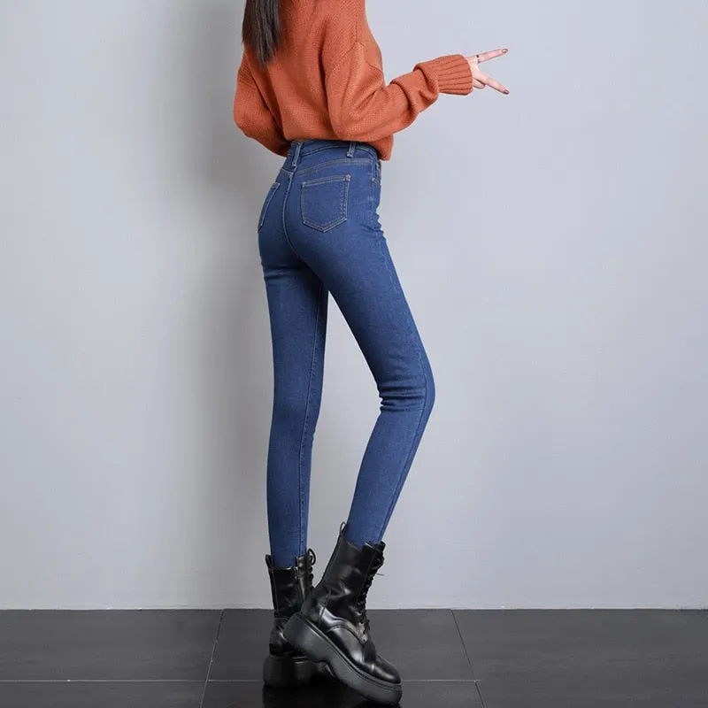 Winter Thermal Jeans Cozy Snow-Ready Denim